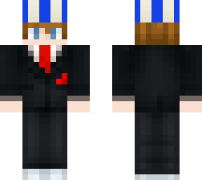 suit and hat