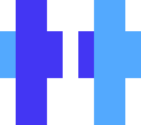 two tone blue