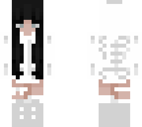 white skeleton aesthetic