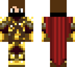 yellow knife with a cape