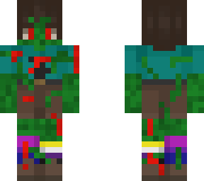 zombie kid with mullet