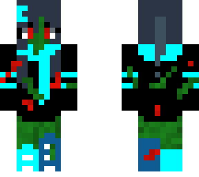 zombie light blue girl