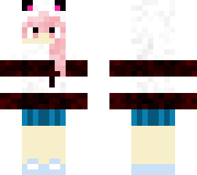 anime girl in a panda suit