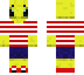 bee in summer clothes