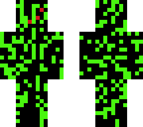 black dude with green blob