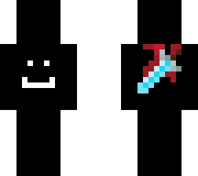 black with sword