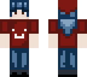 blue and red character :d