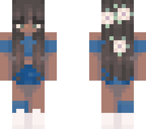 blue bathing suit