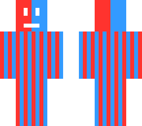 blue red stripes