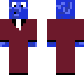 blue suit