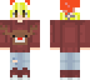 christmas blonde boy