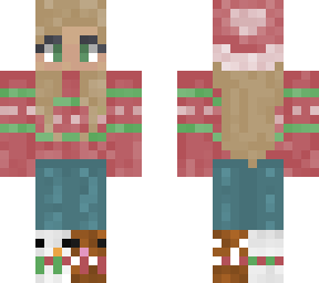 christmas girl skin
