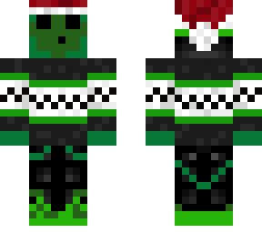 christmas green slime