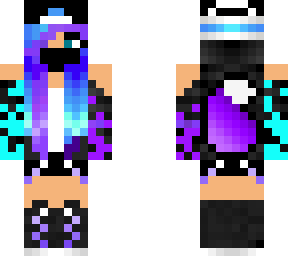 cool galaxy girl with poweerssss