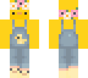 cute duck with flowers (if this skin wil be in top i wil show my face :)))))))))