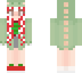 cute pink hair dino girl kawaii christmas