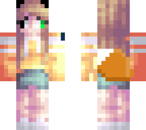 de una skin de chica a chica zorro