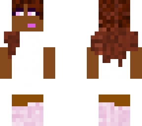 fancy white dress- dark skin color