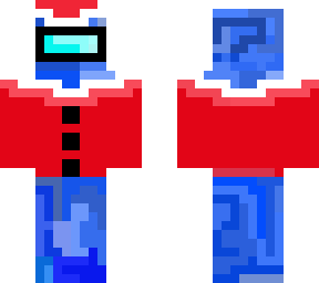 festive blue among us (extra textured)