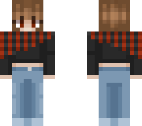 gianna with flannel poncho (fixed)