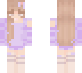 girl wearing purple sweater