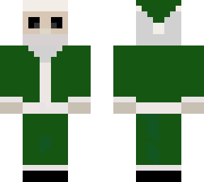green santa ho ho ho