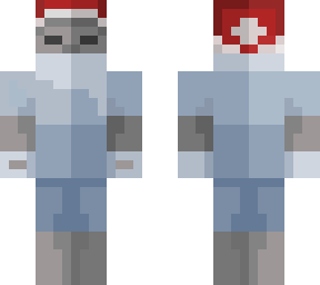 icy skeleton with scarf