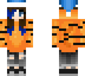 me! tigger4289! blue hair! christmas!