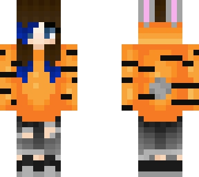 me! tigger4289! blue hair! easter!