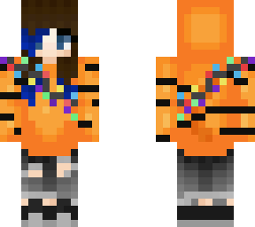 me! tigger4289! blue hair! new years!