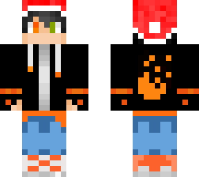 me in a santa hat