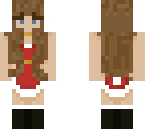 my final long hair skin xmas outfit uwu
