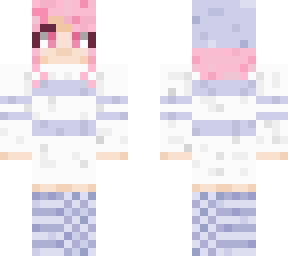 pink hair girl