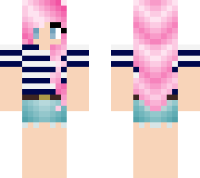 pink hair girl