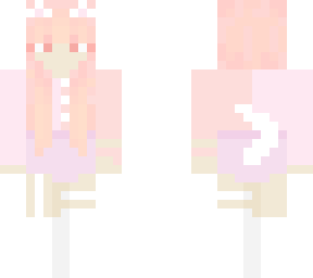 pink skin with cat features
