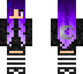 purple haired girl