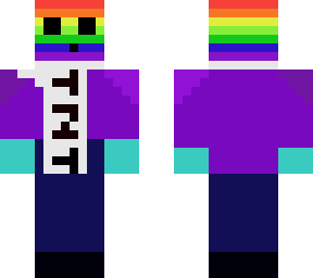 rainbow christmas slime suit fixed