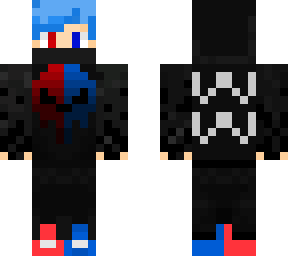 red  and blue ninja ( my best skin)