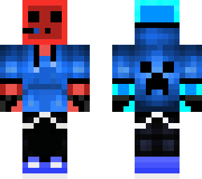 red and blue slime