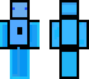 simple blue guy