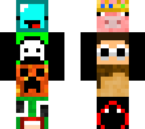 skin of youtubers