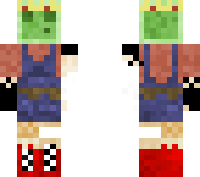 slime mask and crown