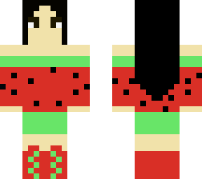 watermelon fruit girl