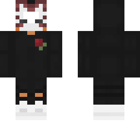 *black* rose hoodie skin (ace)