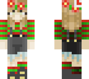 ~! a flowery red n' green christmas !~
