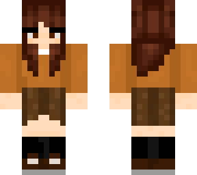 anja skin with long hair (brown clothes)