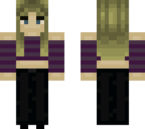 blond minecraft girl