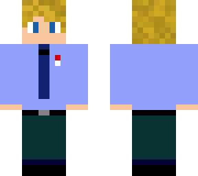 blond school boy