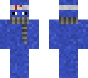 blue fuzzy monster