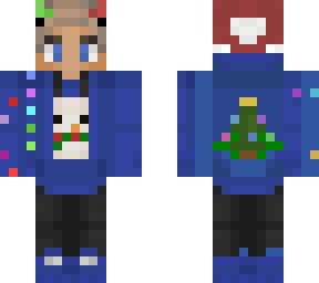 blue xmas boy